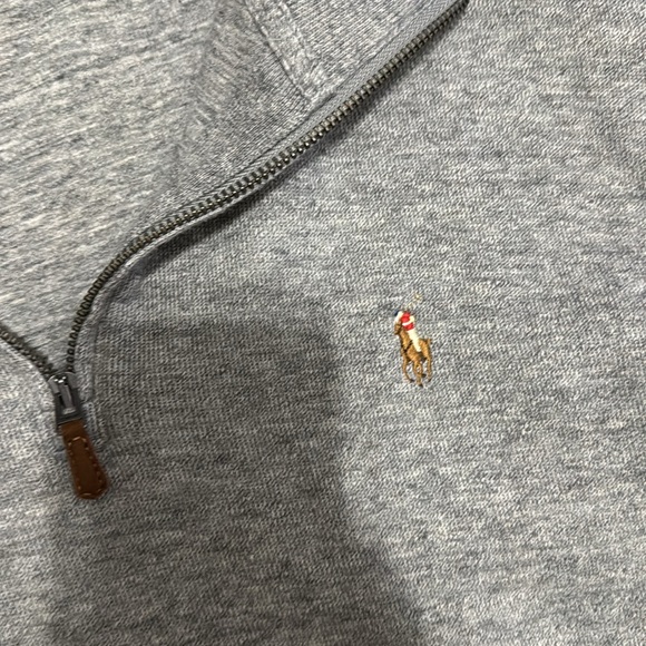 Polo Ralph Lauren Quarter-zip Sweater in Light Gray - Picture 3 of 3